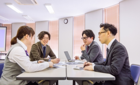 ミーティング中の画像