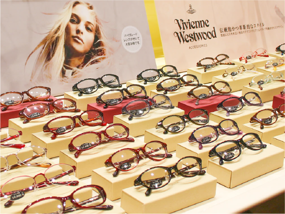 豊富なメガネのイメージ