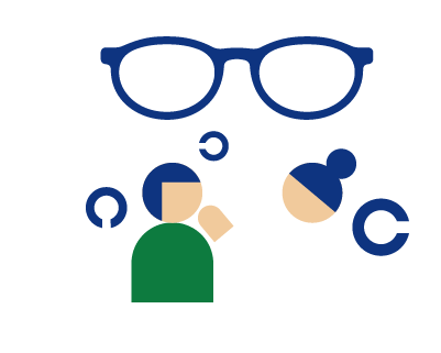 視力測定・フレーム選び