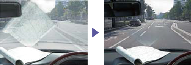 偏光レンズ比較イメージ